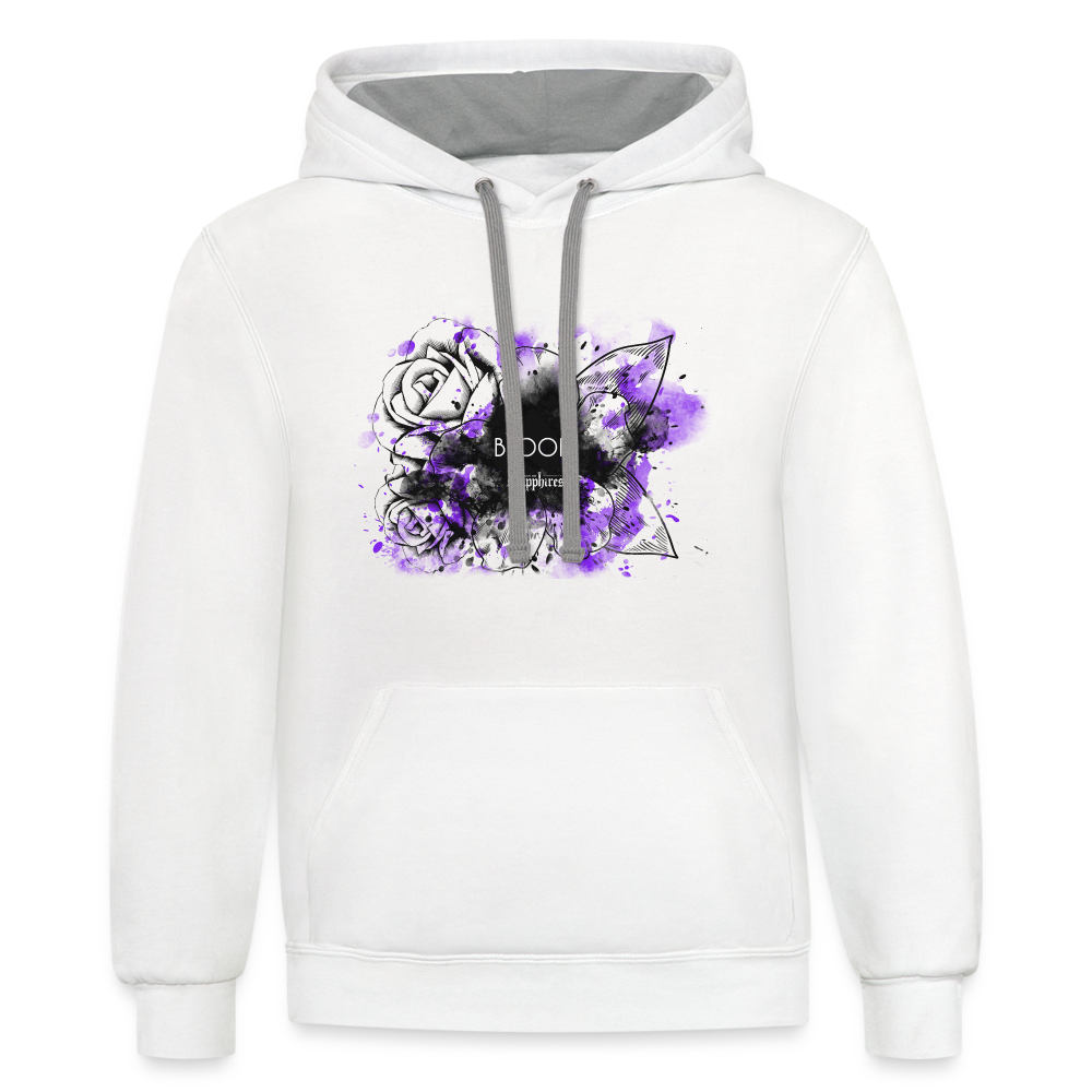 Men's BLOOM Hoodie - white/gray