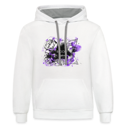 Men's BLOOM Hoodie - white/gray