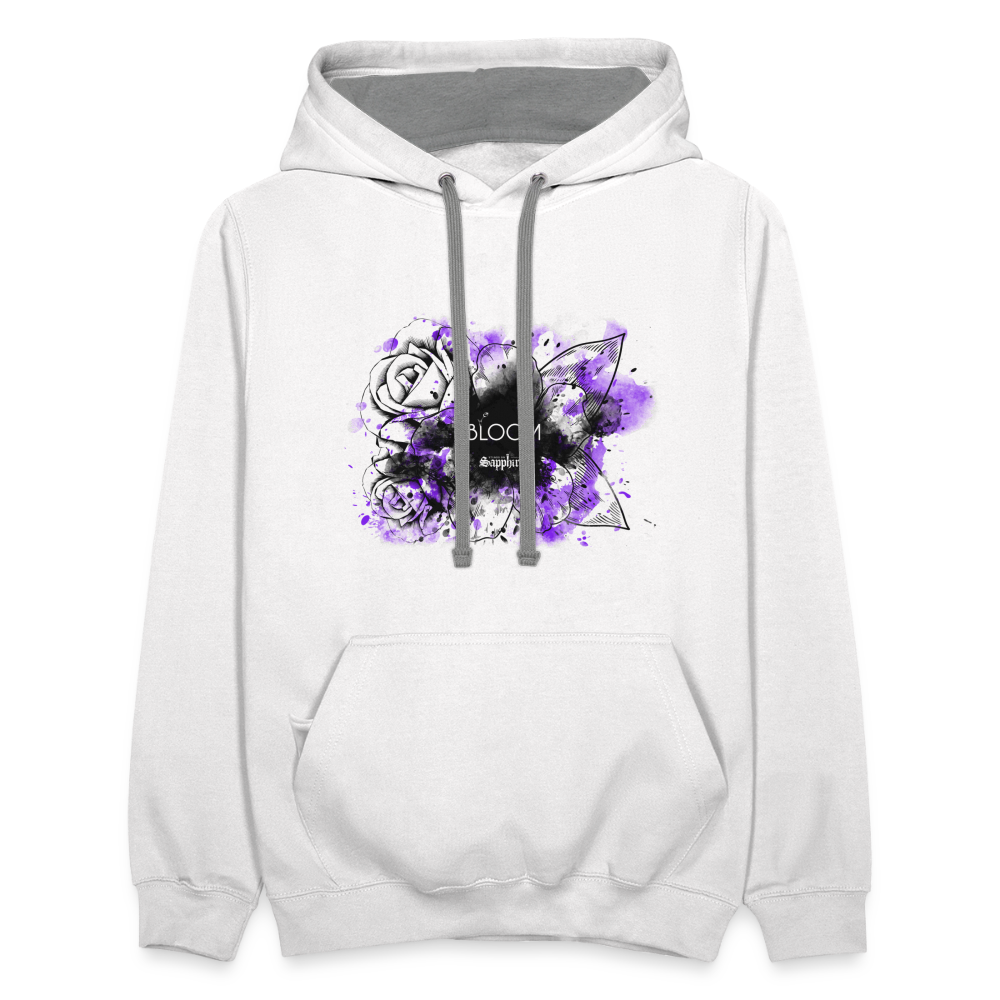 Men's BLOOM Hoodie - white/gray