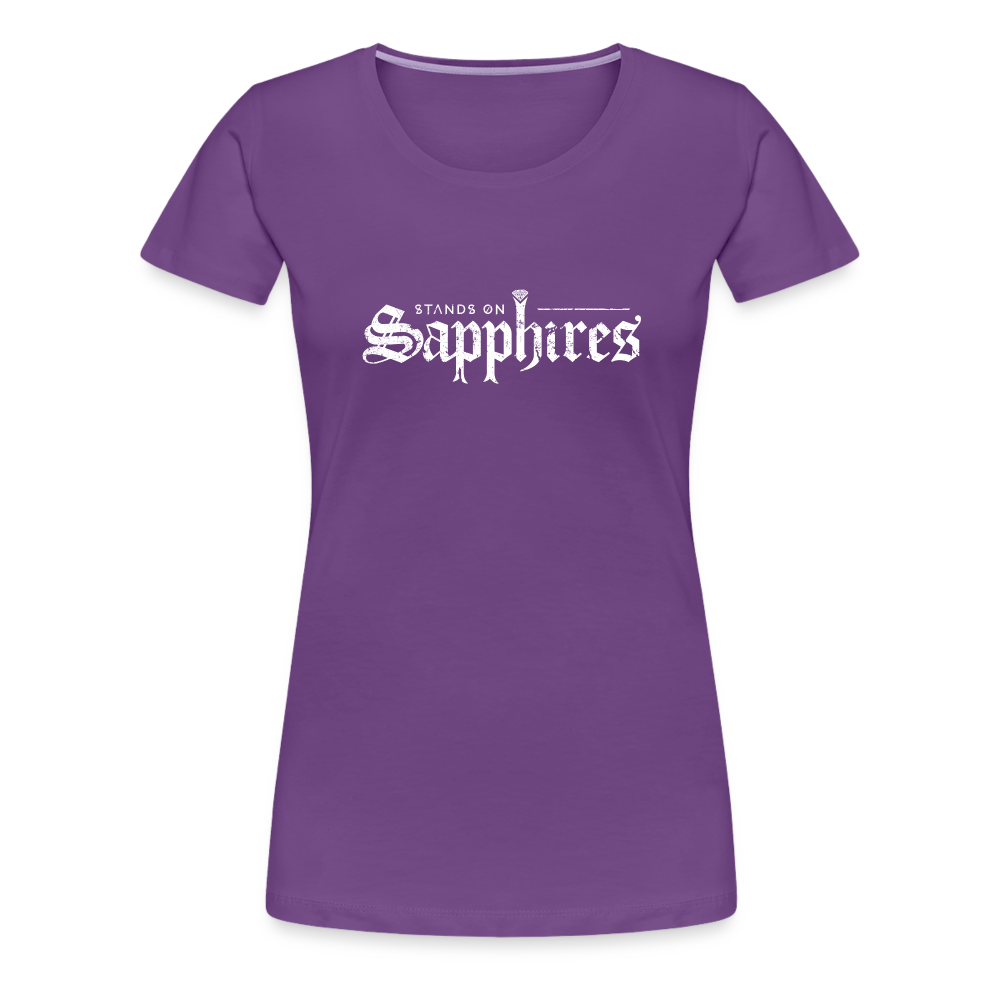 Women’s Premium Band Tee - purple