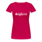 Women’s Premium Band Tee - dark pink