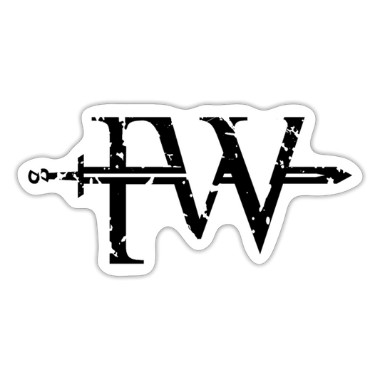 Handmade "IW" Logo Sticker
