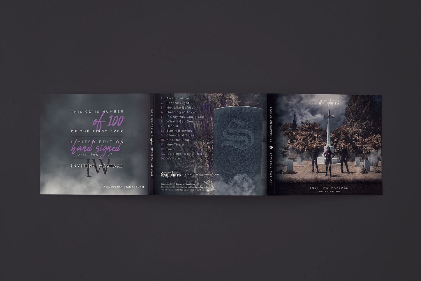 GEMS ACCESS: Inviting Warfare Limited Edition CD + FREE Sticker Pack