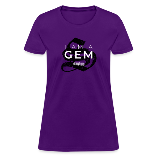 I am a Gem Women's Tee - purple