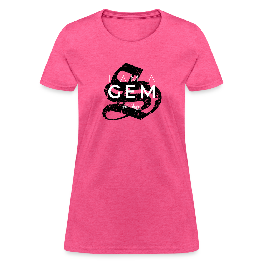 I am a Gem Women's Tee - heather pink